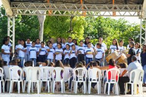 Leia mais sobre o artigo Alunos da rede pública municipal participam de atividades socioculturais na 361ª Festa da Pitomba