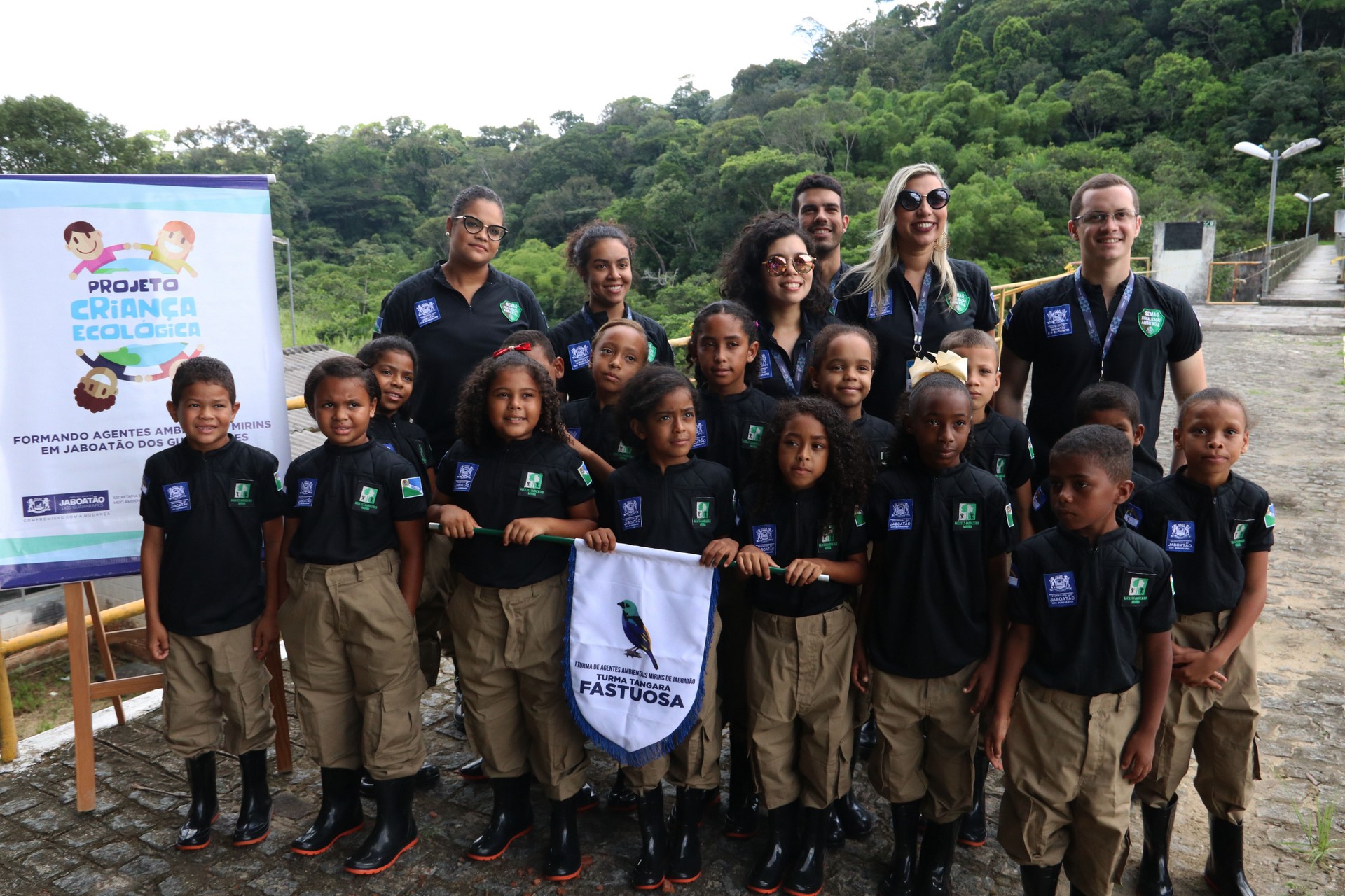 Formatura da primeira turma de Agentes Ambientais Mirins em Jaboatão